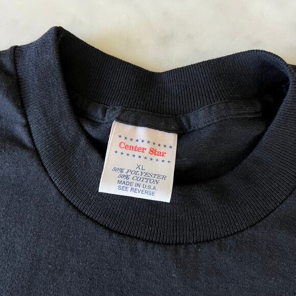 Vintage 90s Because I Said So That's Why Black T Shirt / L XL - Picture 6 of 8